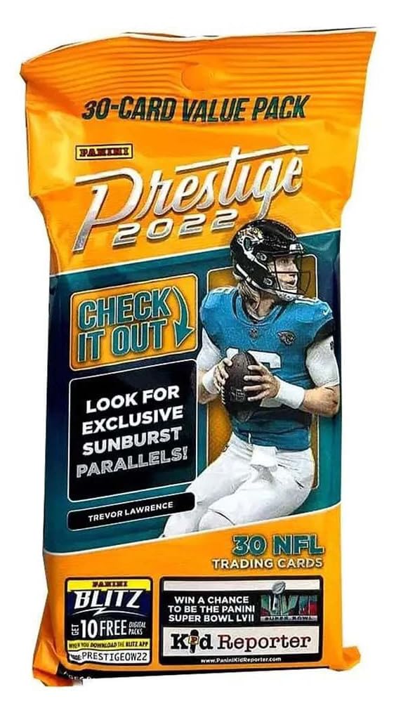 Amazon.com: 2022 Panini Prestige Football NFL Jumbo Fat Pack Lot